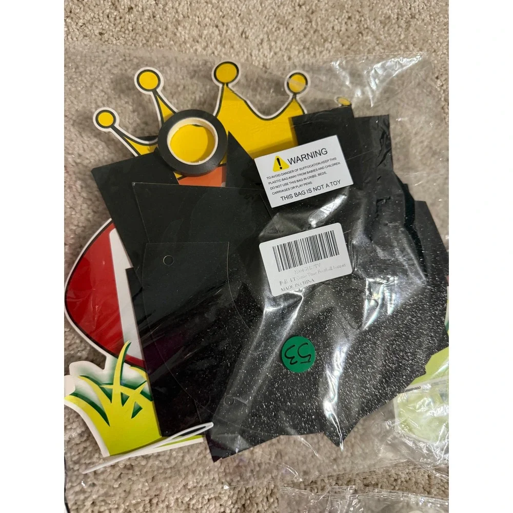 Football Party‎ Supplies Pack Plates Cups Napkins Decorations Game Day Bash